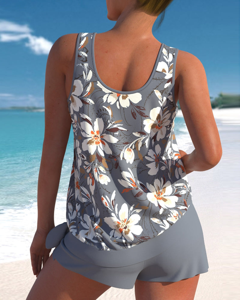 Tankini Estampado para Mujer