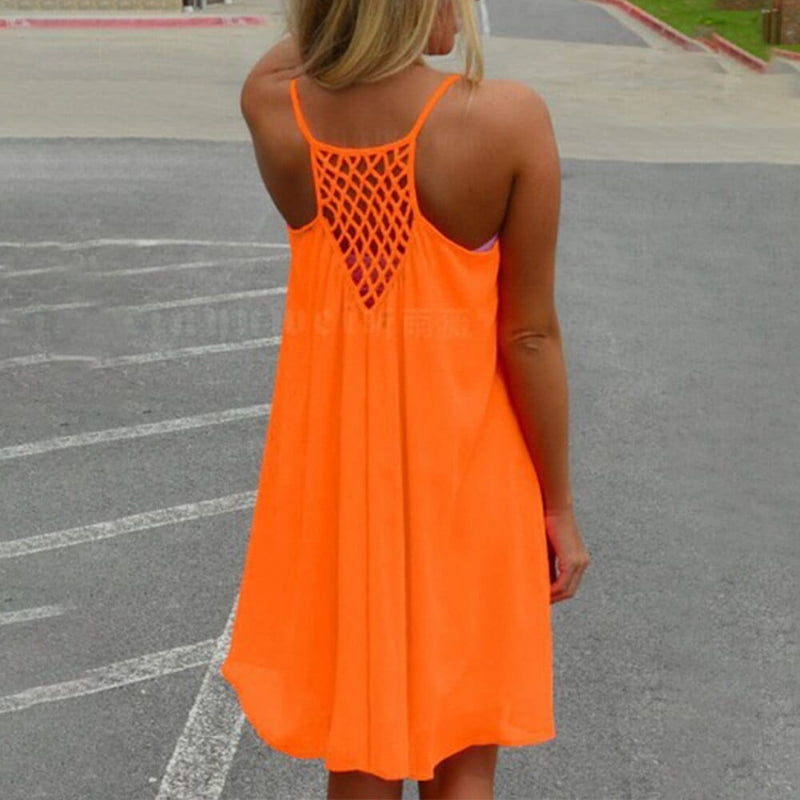 Vestido de Playa sin Mangas para Mujer