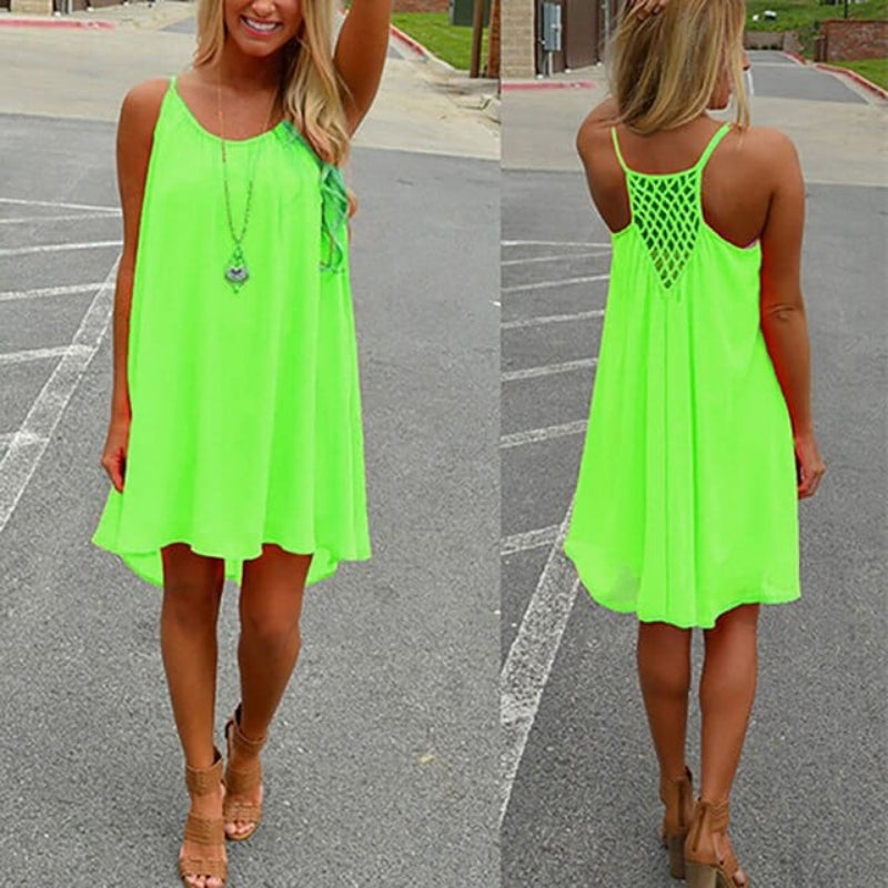 Vestido de Playa sin Mangas para Mujer