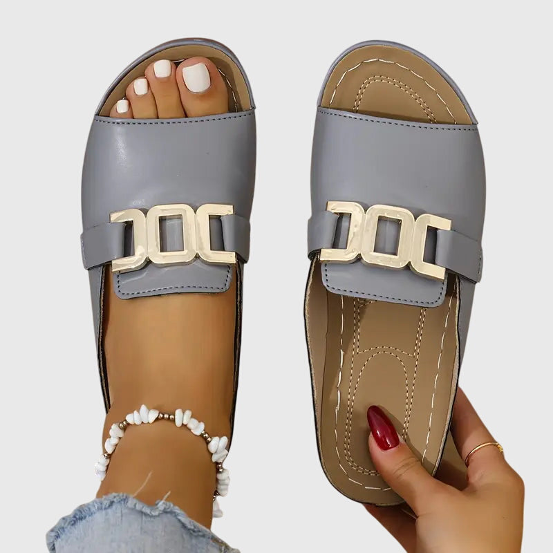 Sandalias Romanas con Hebilla para Mujer
