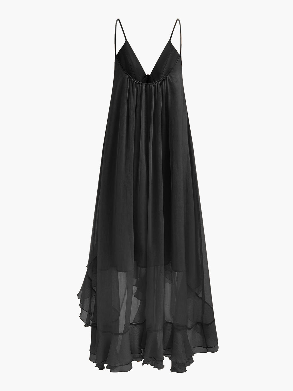 Layered Chiffon Dress for Women