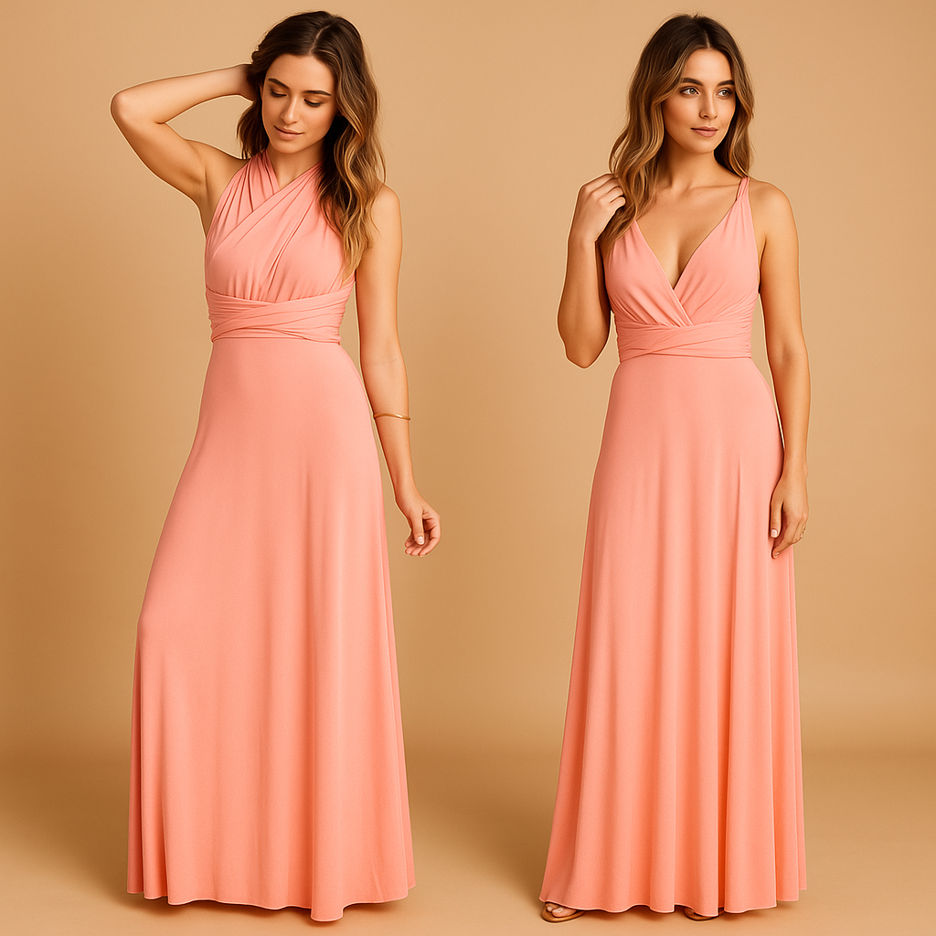Vestido Largo Convertible para Mujer