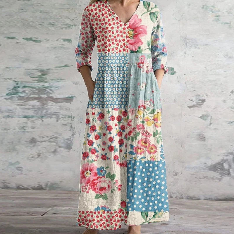 Vestido Maxi Estampado para Mujeres
