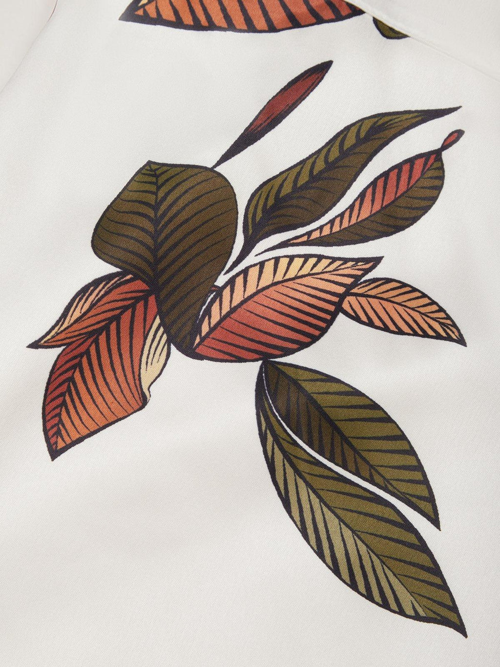 Women's Leaf Print Wrap Dress | Perfect for Going Out
