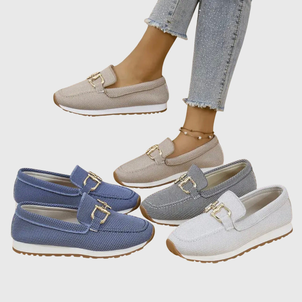 Mocasines ortopédicos de lona para Mujer