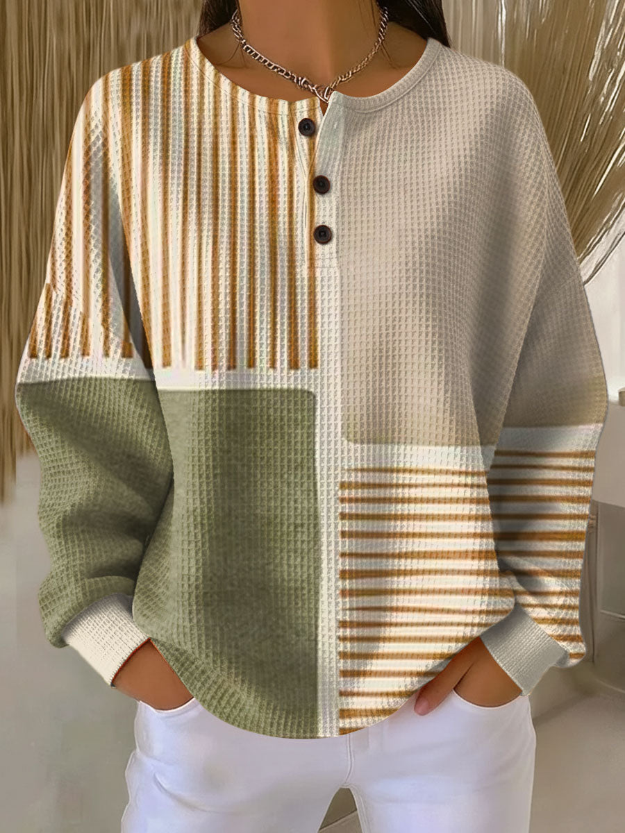 Jersey de Punto Waffle para Mujer