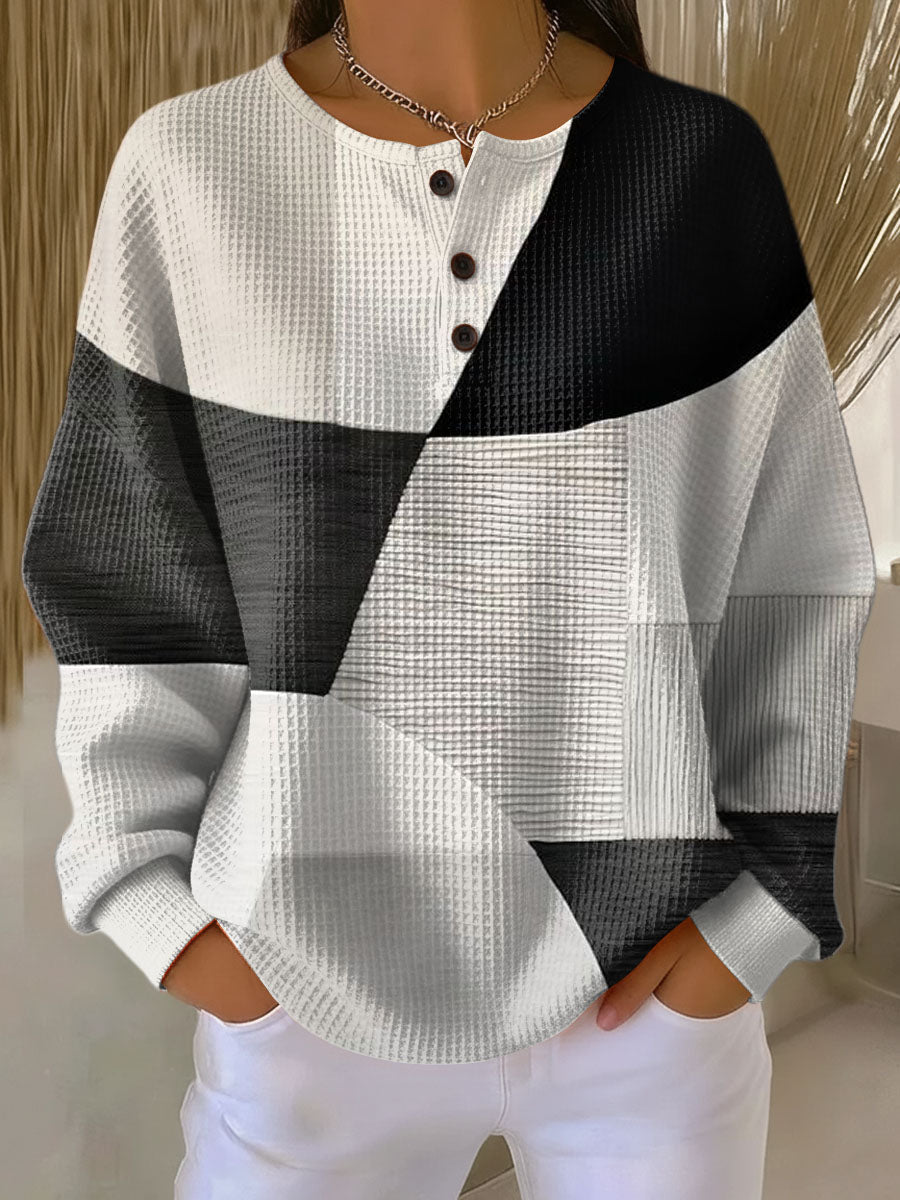 Jersey de Punto Waffle para Mujer