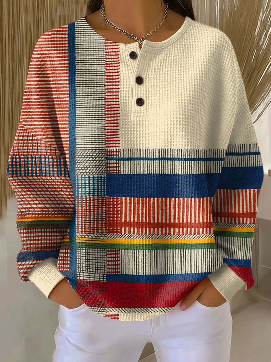 Jersey de Punto Waffle para Mujer