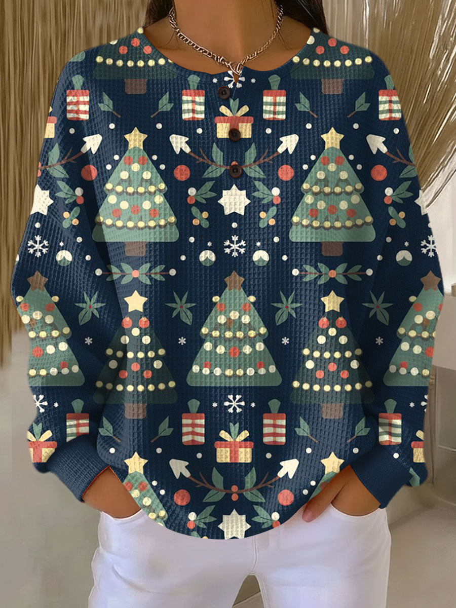 Jersey de Punto Waffle para Mujer
