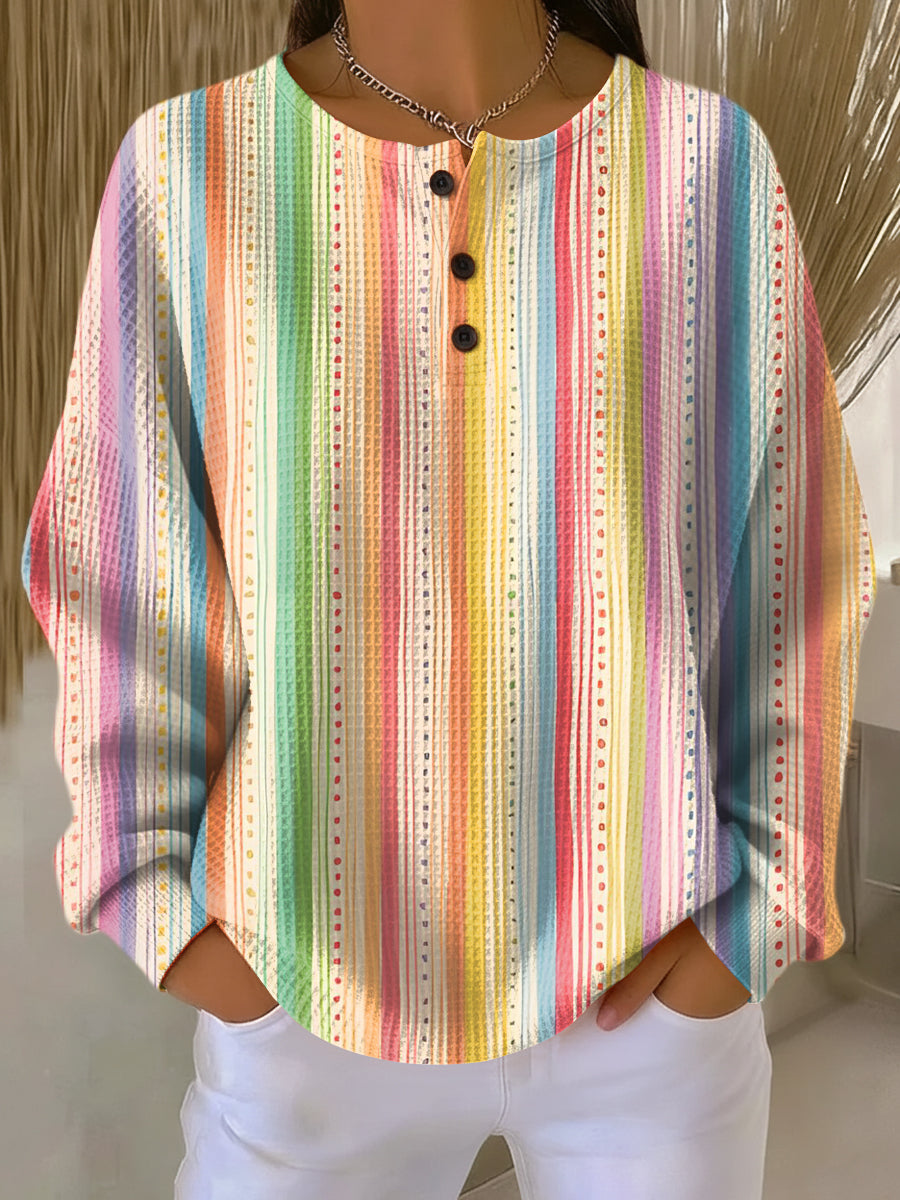 Jersey de Punto Waffle para Mujer