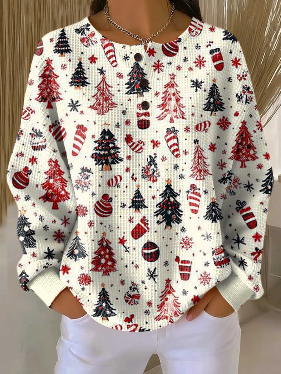 Jersey de Punto Waffle para Mujer