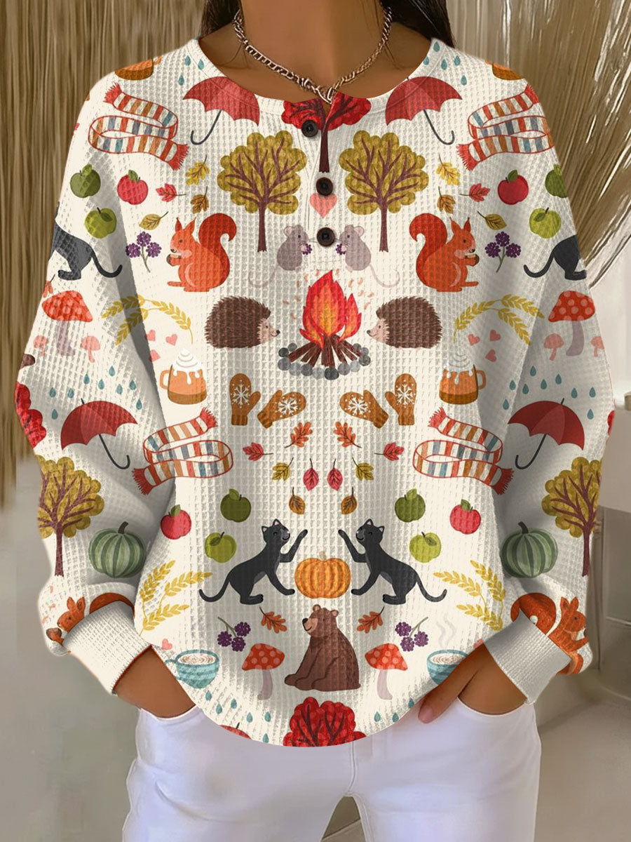 Jersey de Punto Waffle para Mujer