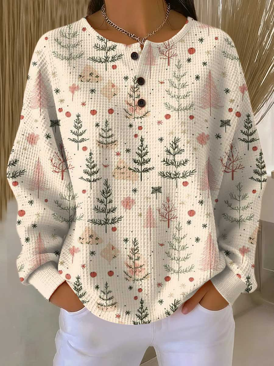 Jersey de Punto Waffle para Mujer