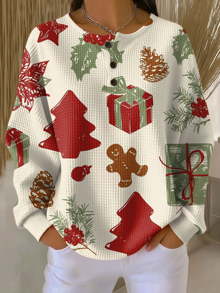 Jersey de Punto Waffle para Mujer
