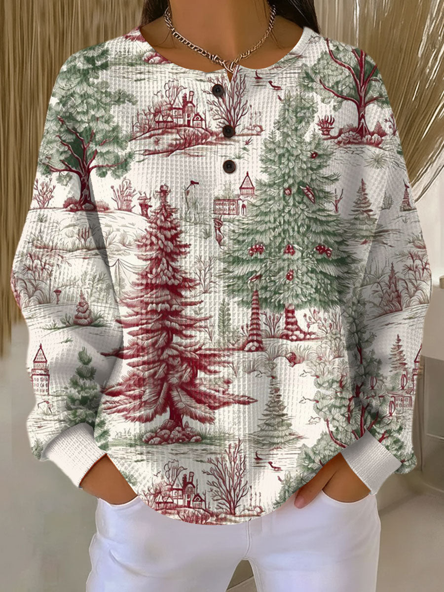 Jersey de Punto Waffle para Mujer
