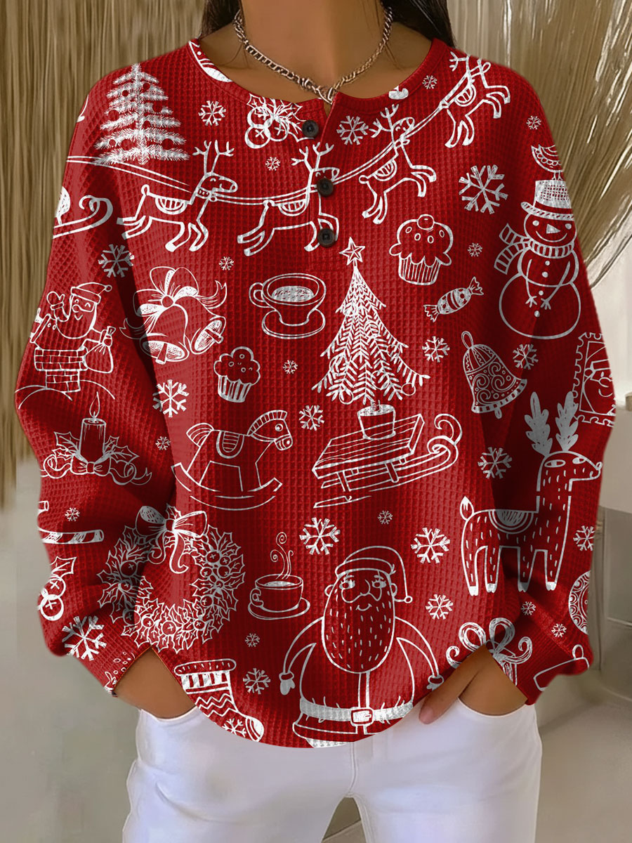 Jersey de Punto Waffle para Mujer
