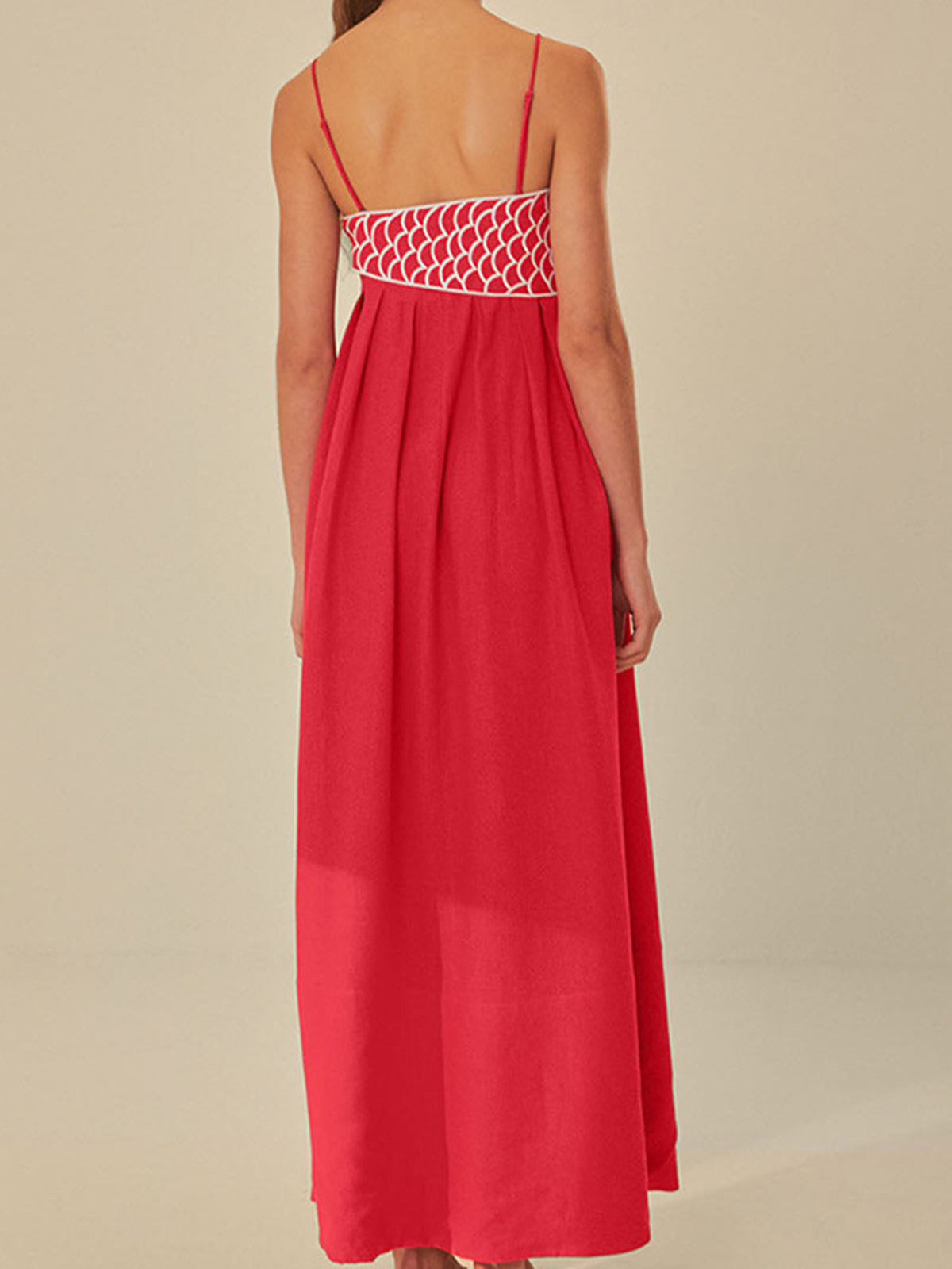 Spaghetti Strap Midi Dress for Women
