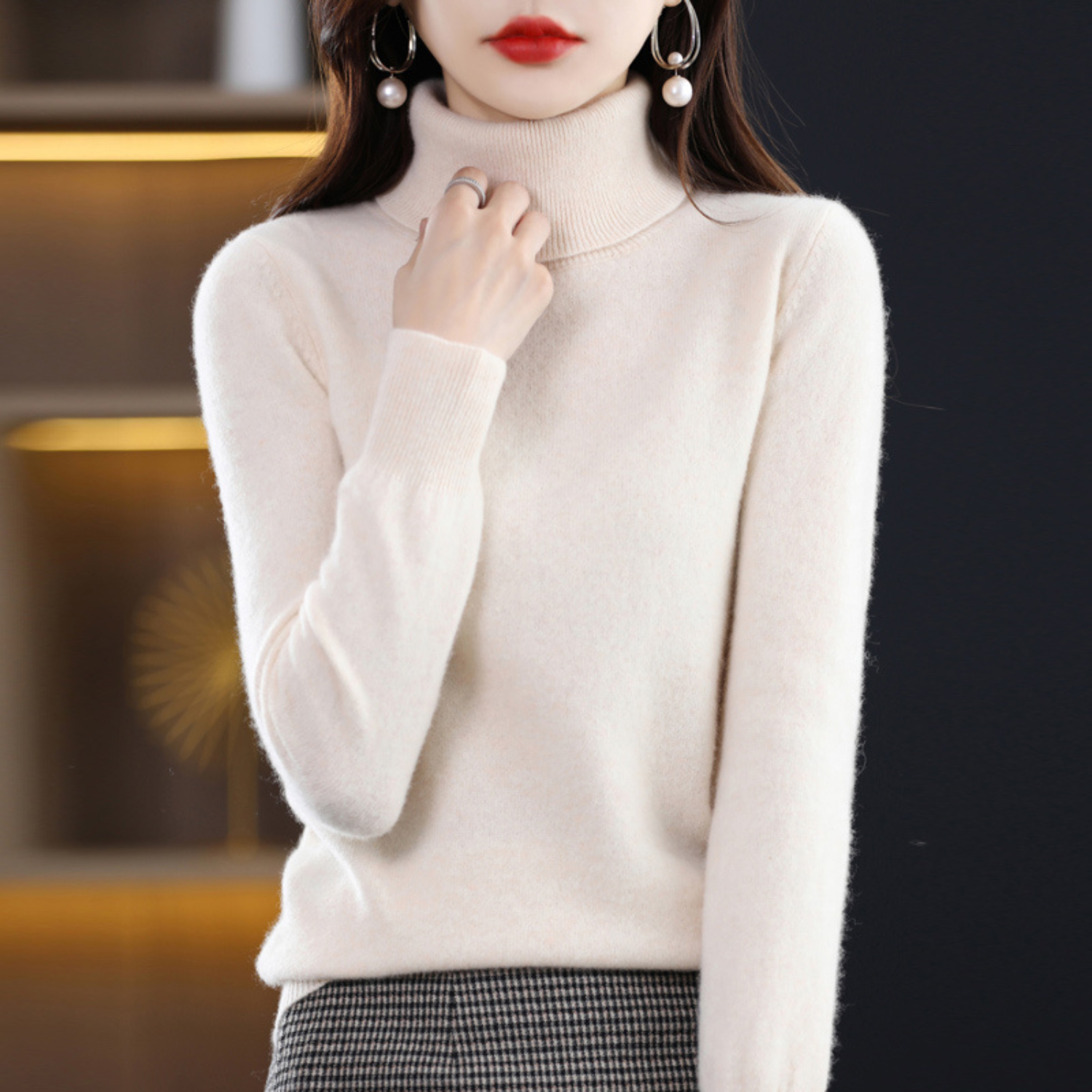 Mock Neck Sweater for Women