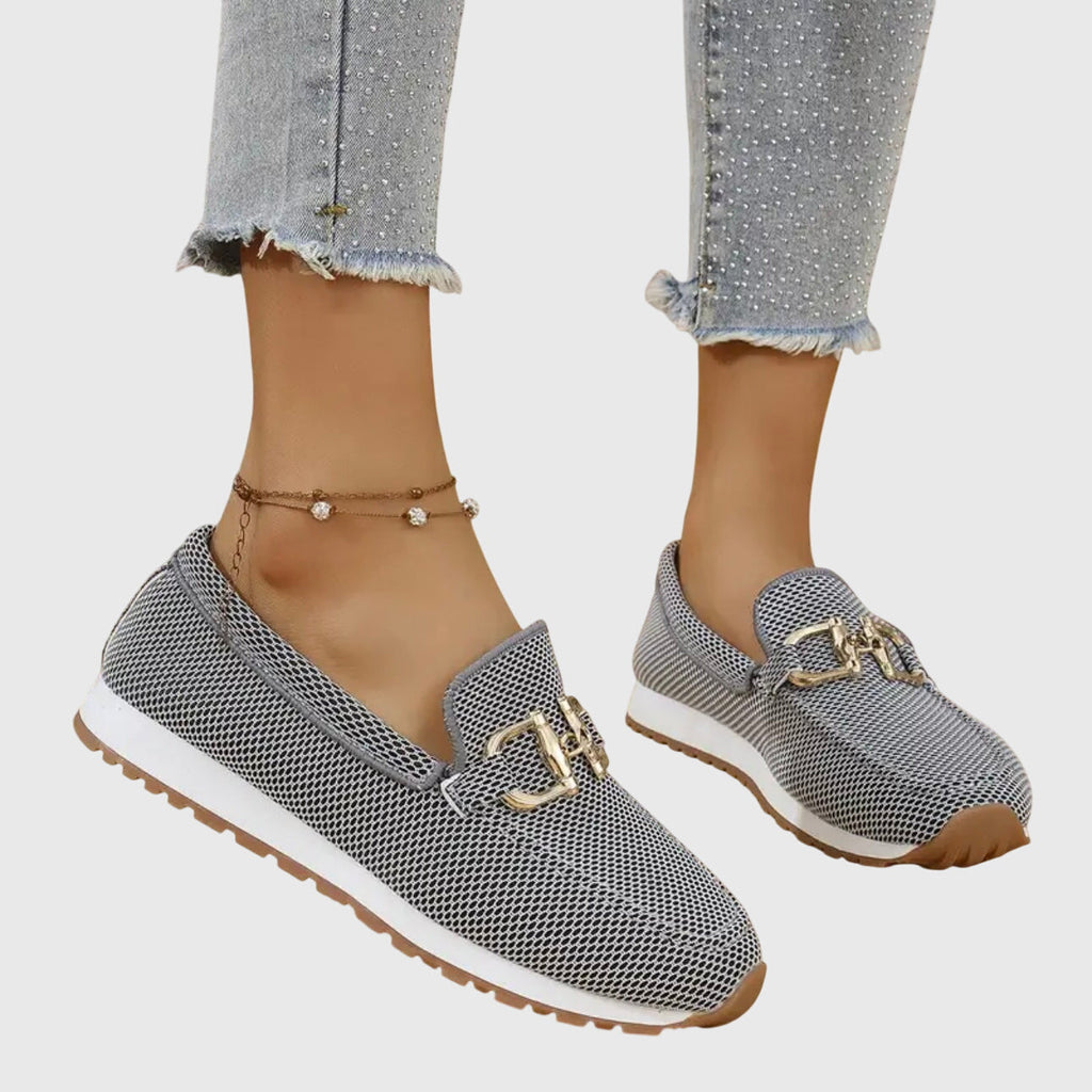 Mocasines ortopédicos de lona para Mujer