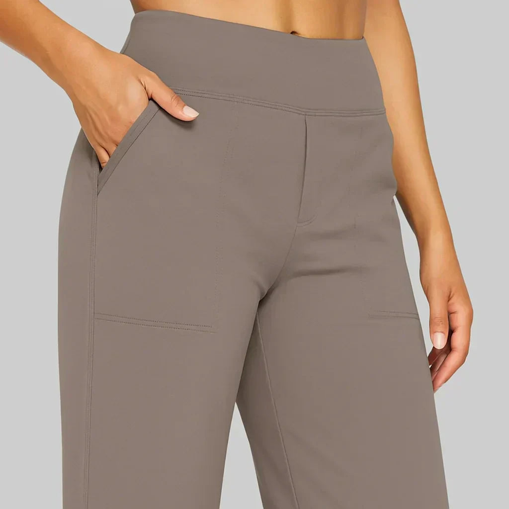 Pantalón Largo Recto de Yoga para Mujer