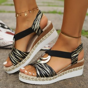 Sandalias Cómodas de Cuña para Mujer