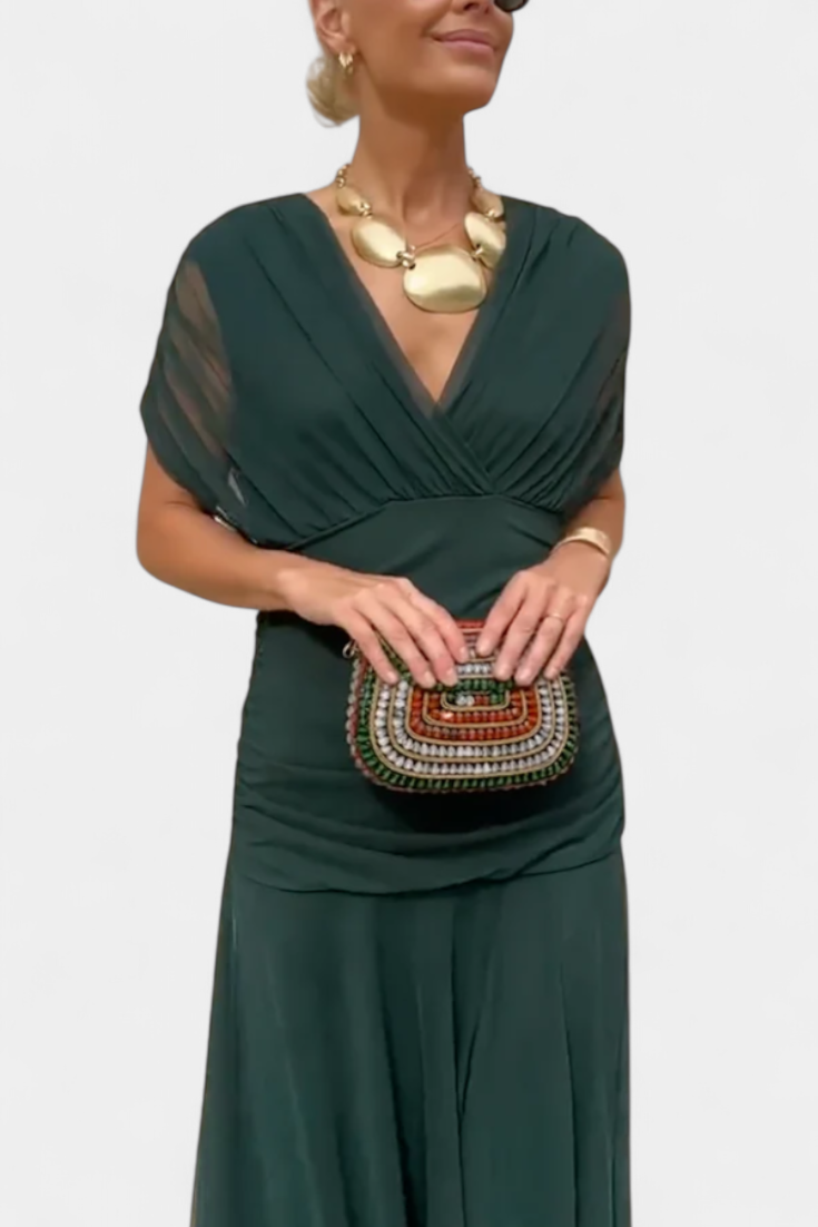 Vestido Largo Estampado Floral para Mujer