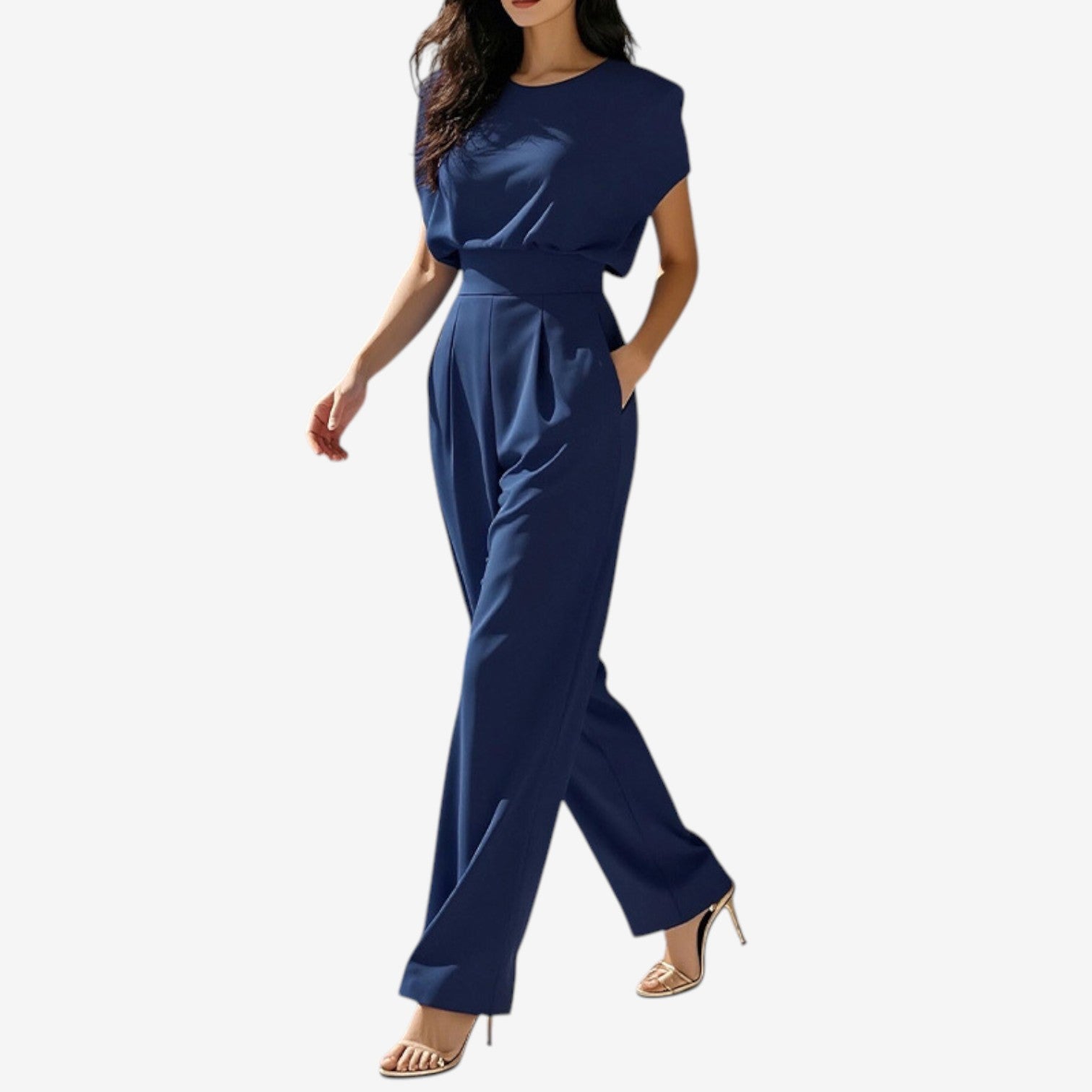 Mono sin Mangas con Cintura para Mujer