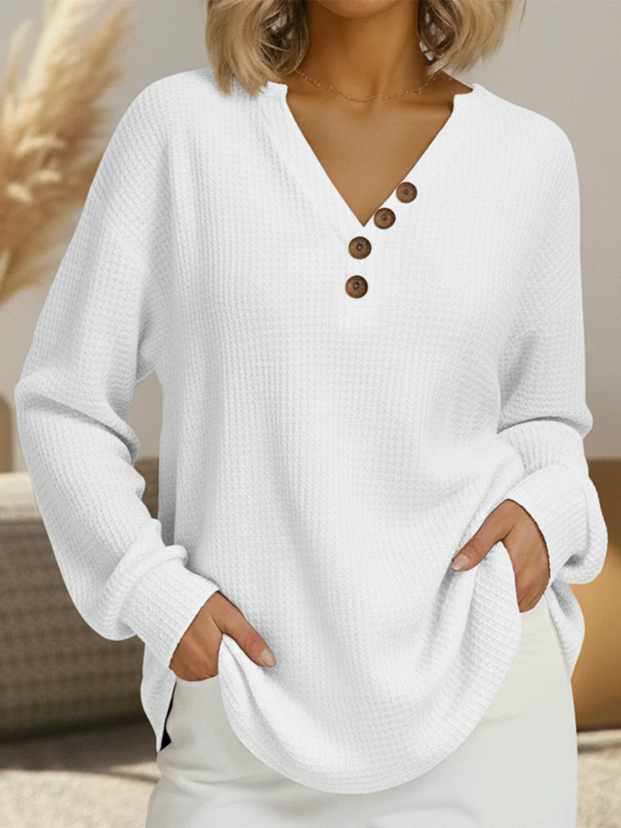 Jersey de Punto Waffle para Mujer