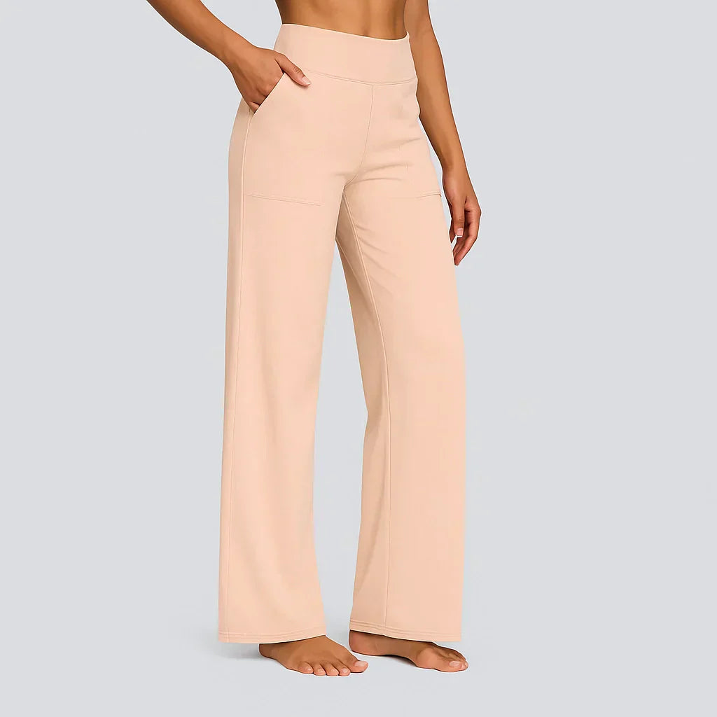 Pantalón Largo Recto de Yoga para Mujer