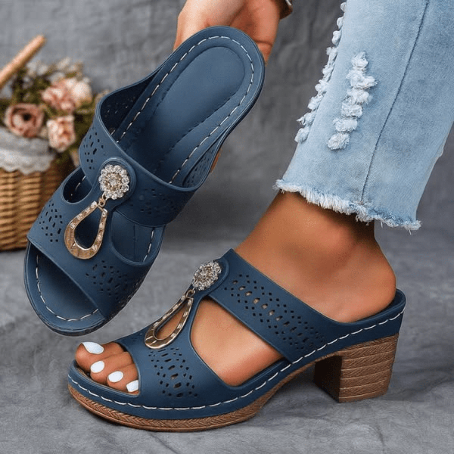 Sandalias Ortopédicas con Straps para Mujer
