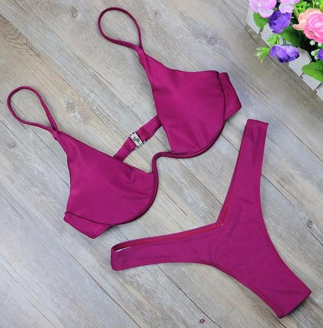 Micro Bikini con Tirantes Ajustables para Mujer