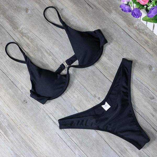 Micro Bikini con Tirantes Ajustables para Mujer