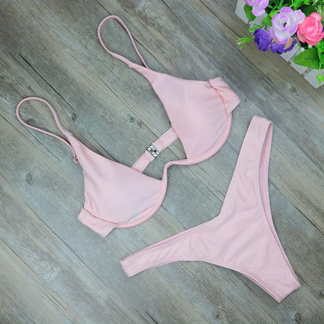 Micro Bikini con Tirantes Ajustables para Mujer