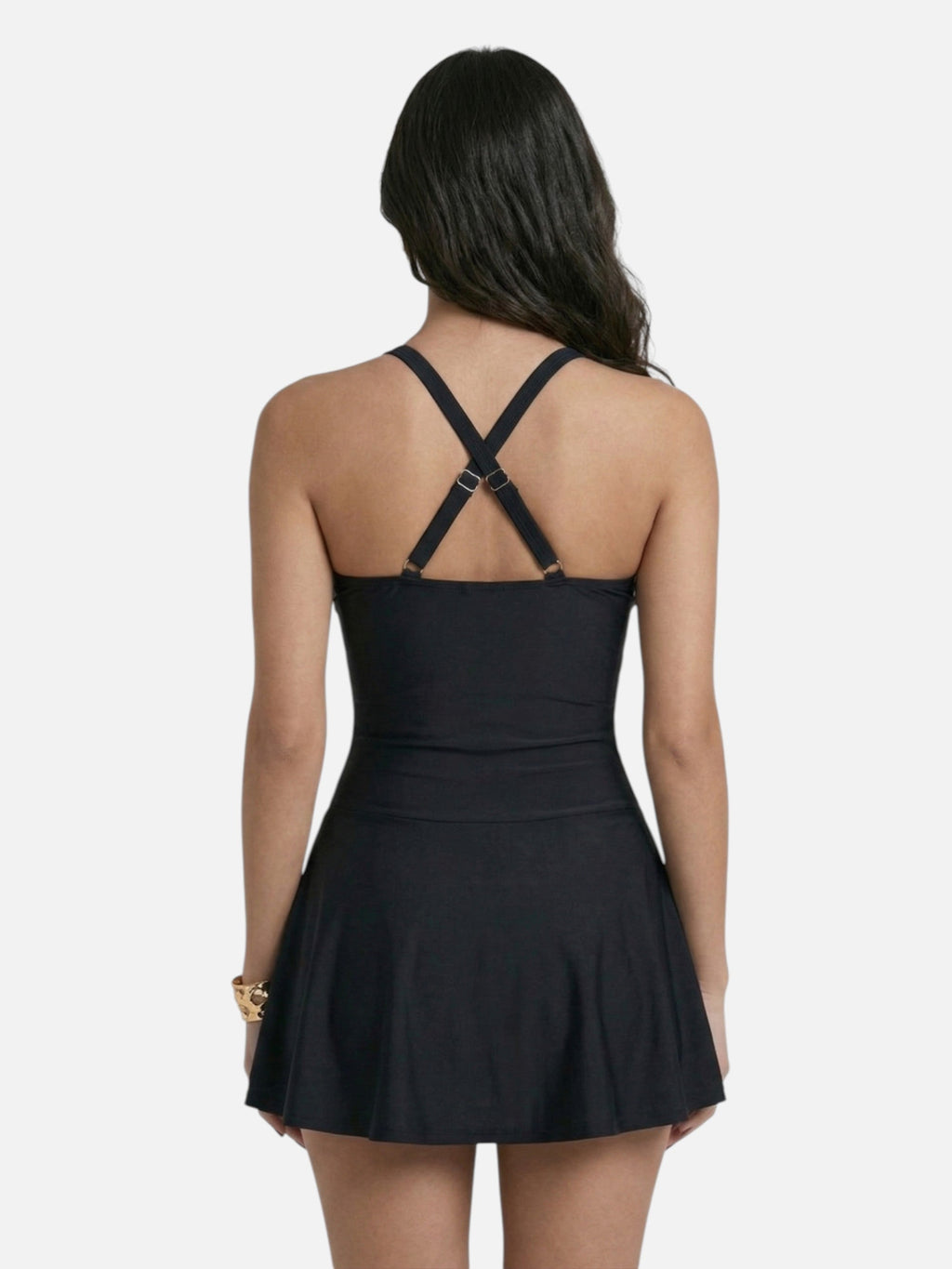 Traje de Baño Entero con Jupette para Mujer