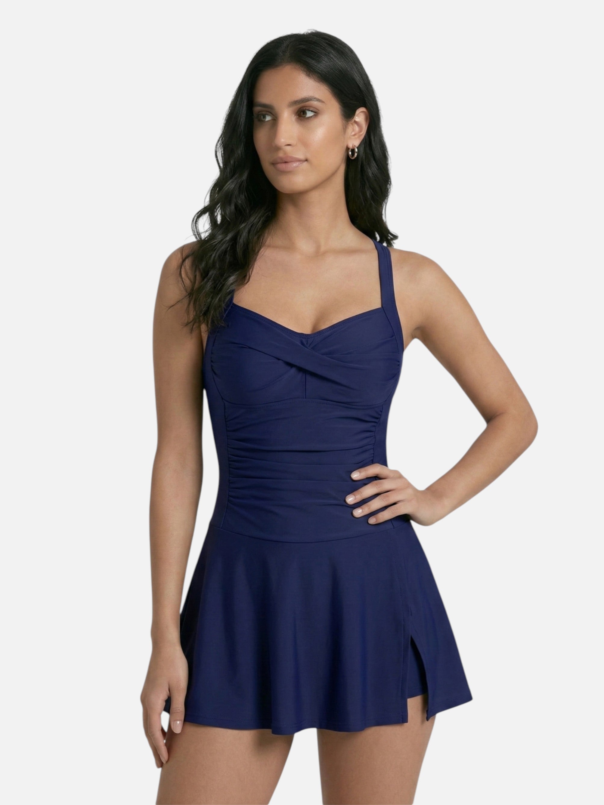 Traje de Baño Entero con Jupette para Mujer