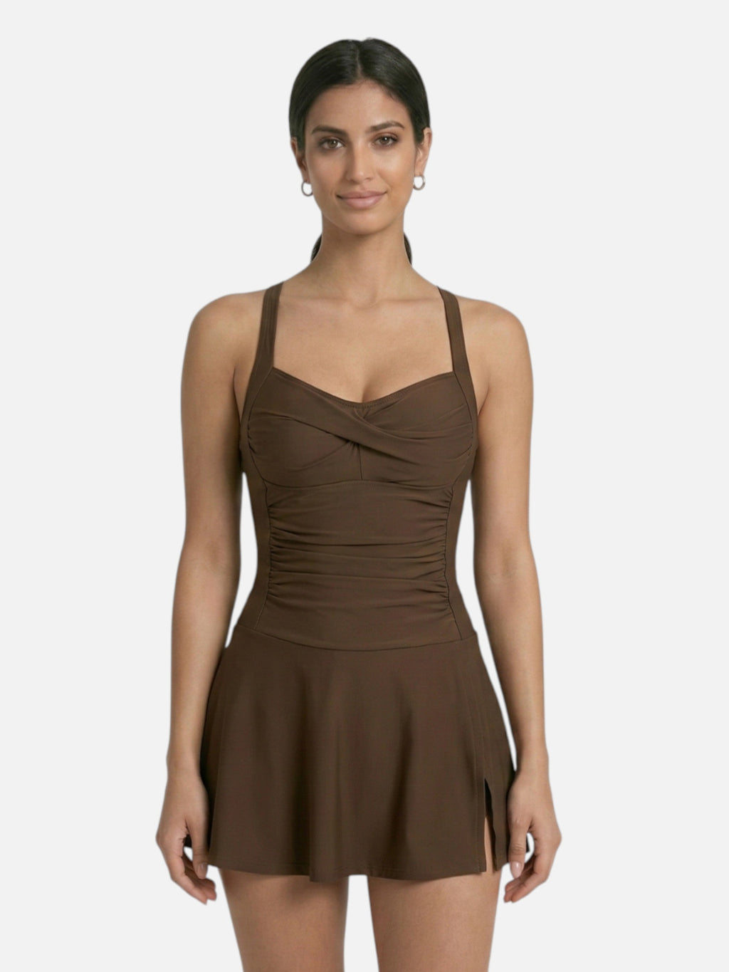 Traje de Baño Entero con Jupette para Mujer