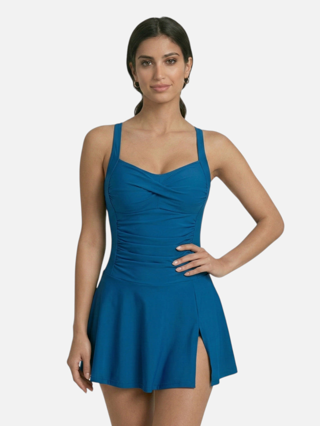 Traje de Baño Entero con Jupette para Mujer