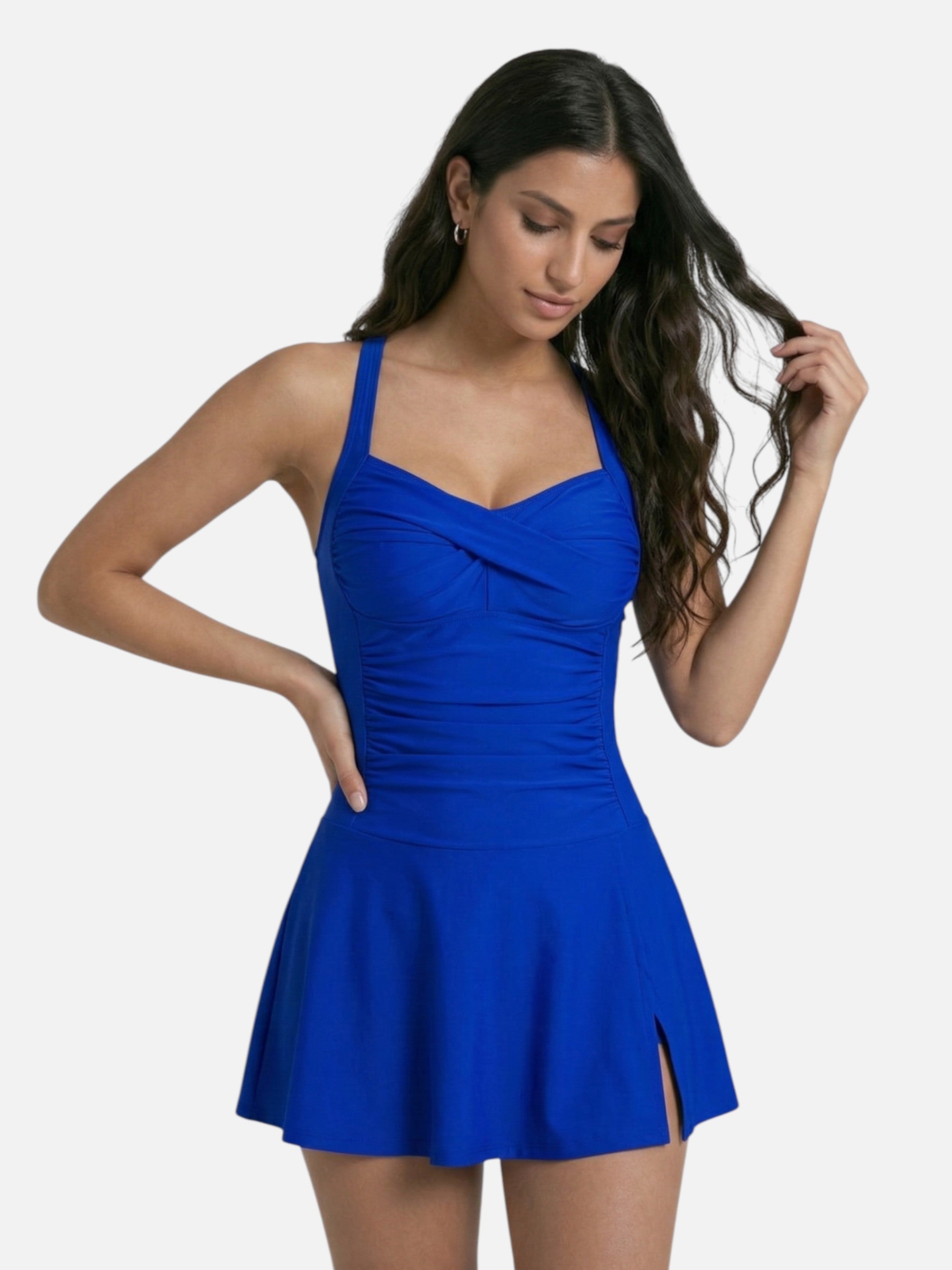 Traje de Baño Entero con Jupette para Mujer