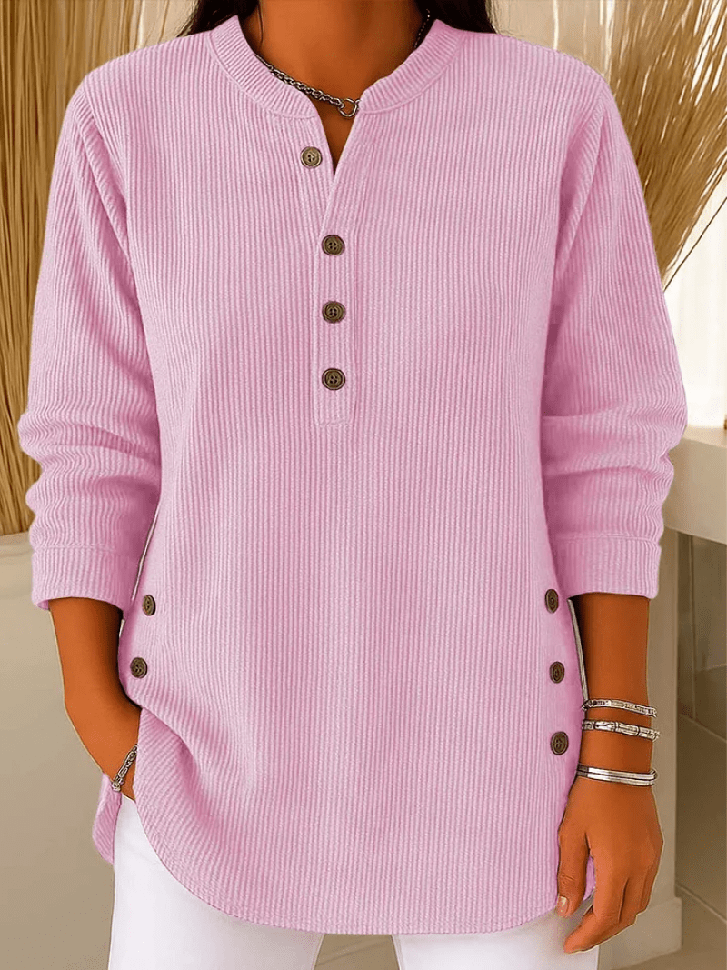 Oversized Mock Neck Tunic Long Sleeve Ribbed Knit Sweater for Women
