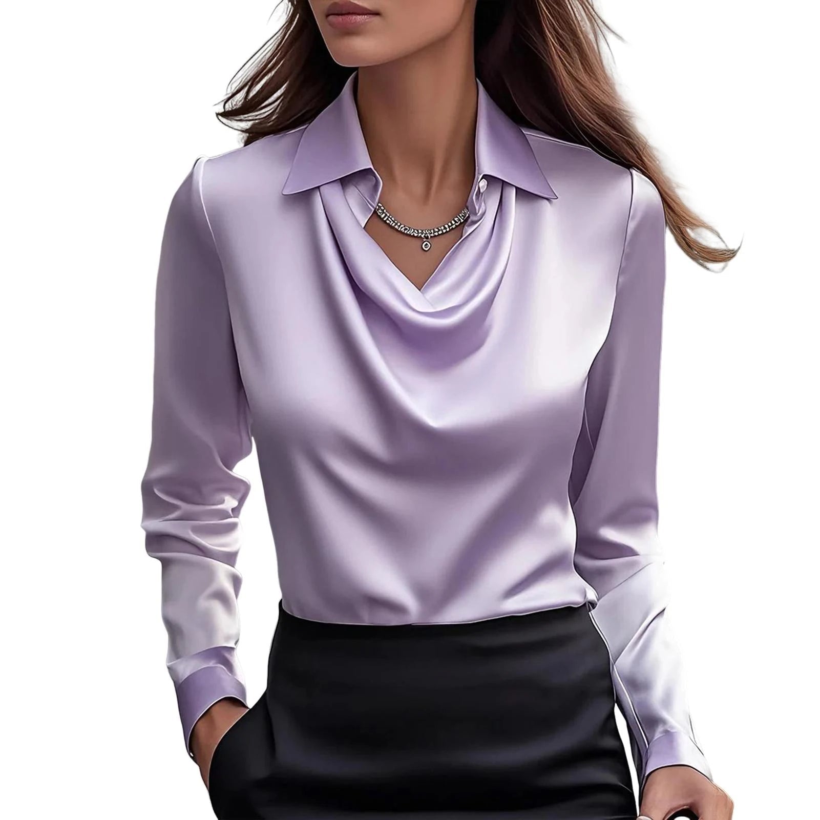 Blusa Satinada para Mujer