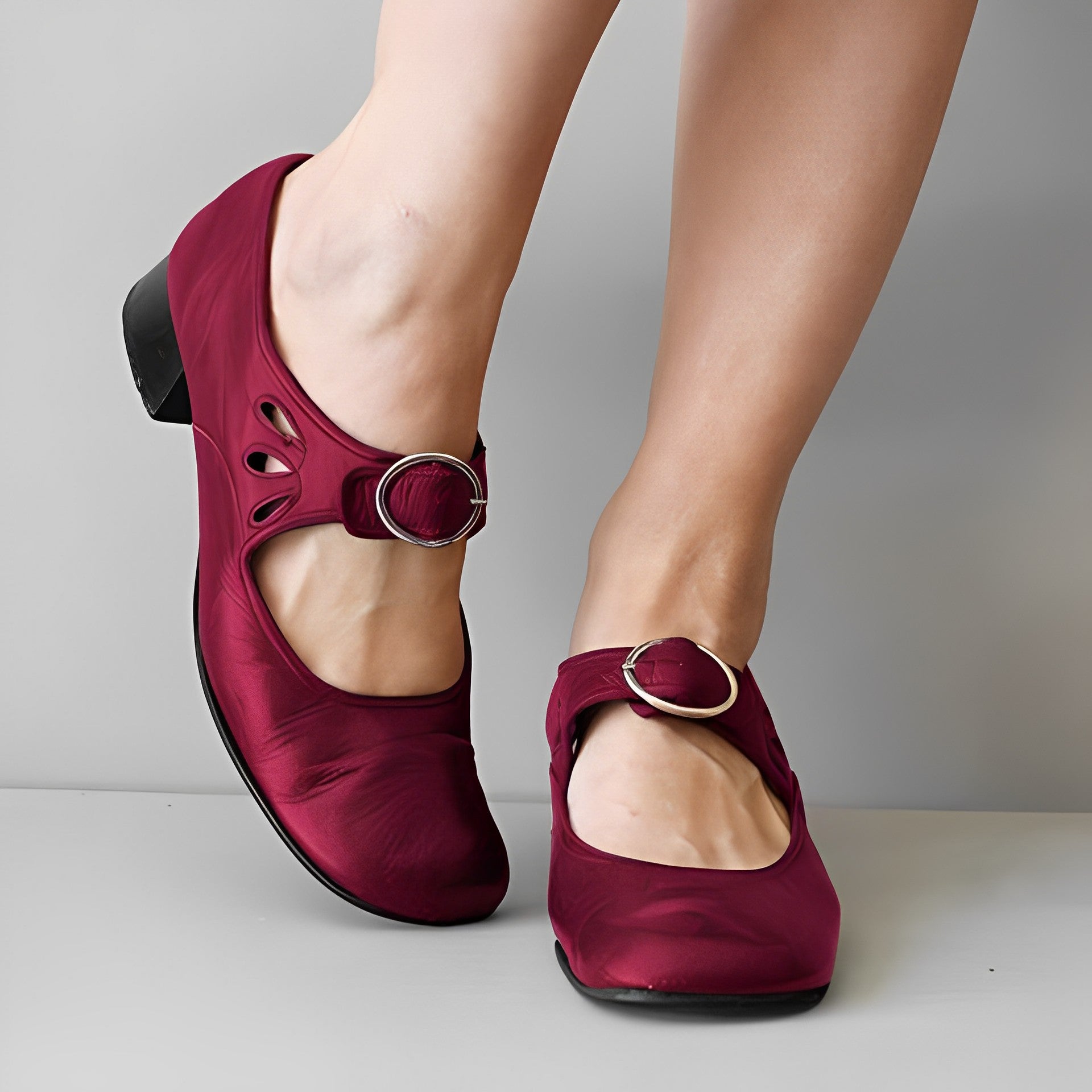 Zapatos Bajos con Correa para Mujer
