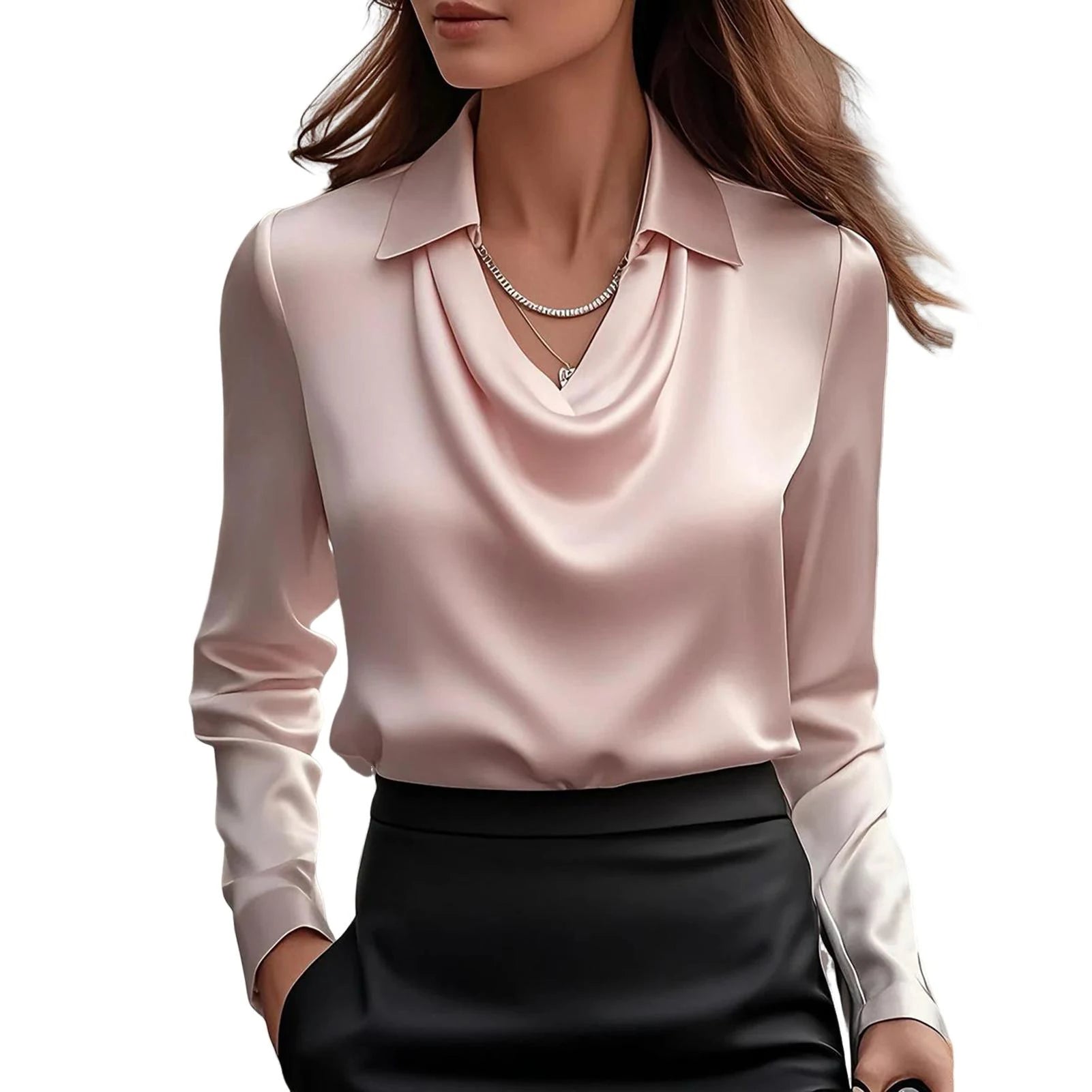 Blusa Satinada para Mujer