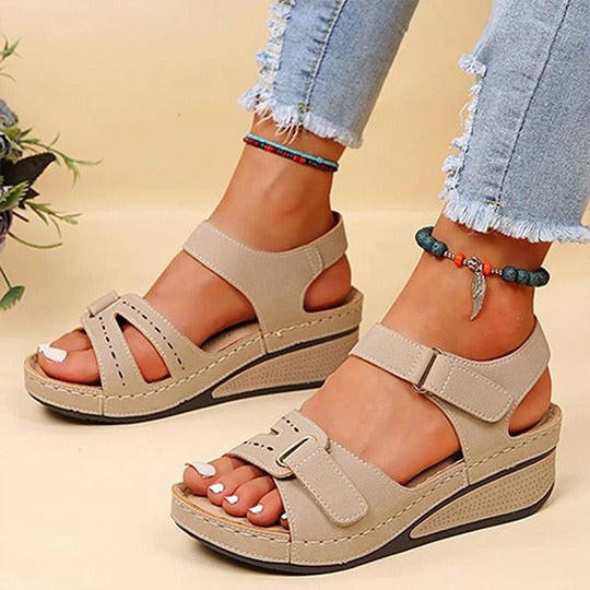 Sandalias Casuales con Tiras Ajustables para Mujer
