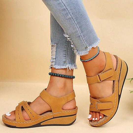 Sandalias Casuales con Tiras Ajustables para Mujer