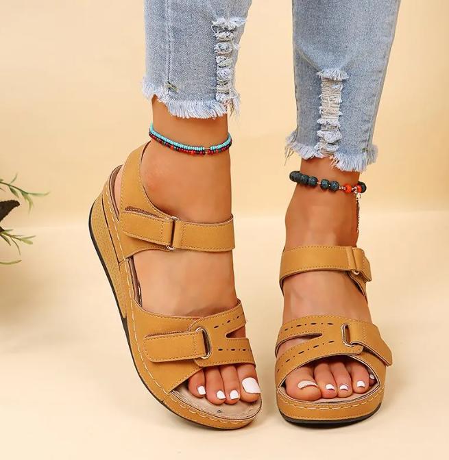 Sandalias Casuales con Tiras Ajustables para Mujer
