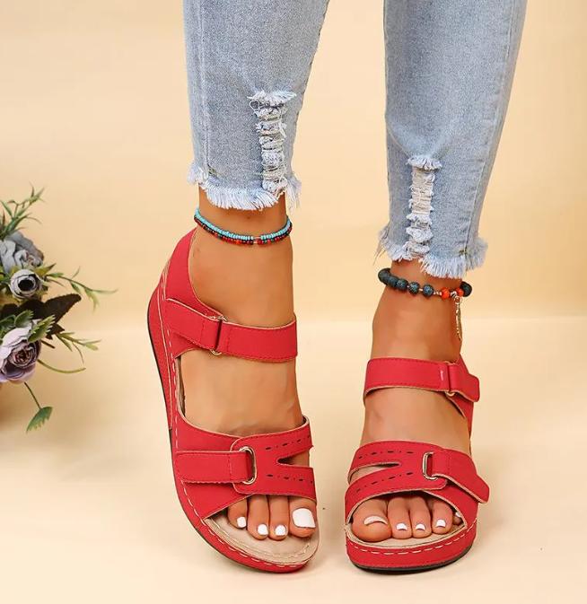 Sandalias Casuales con Tiras Ajustables para Mujer