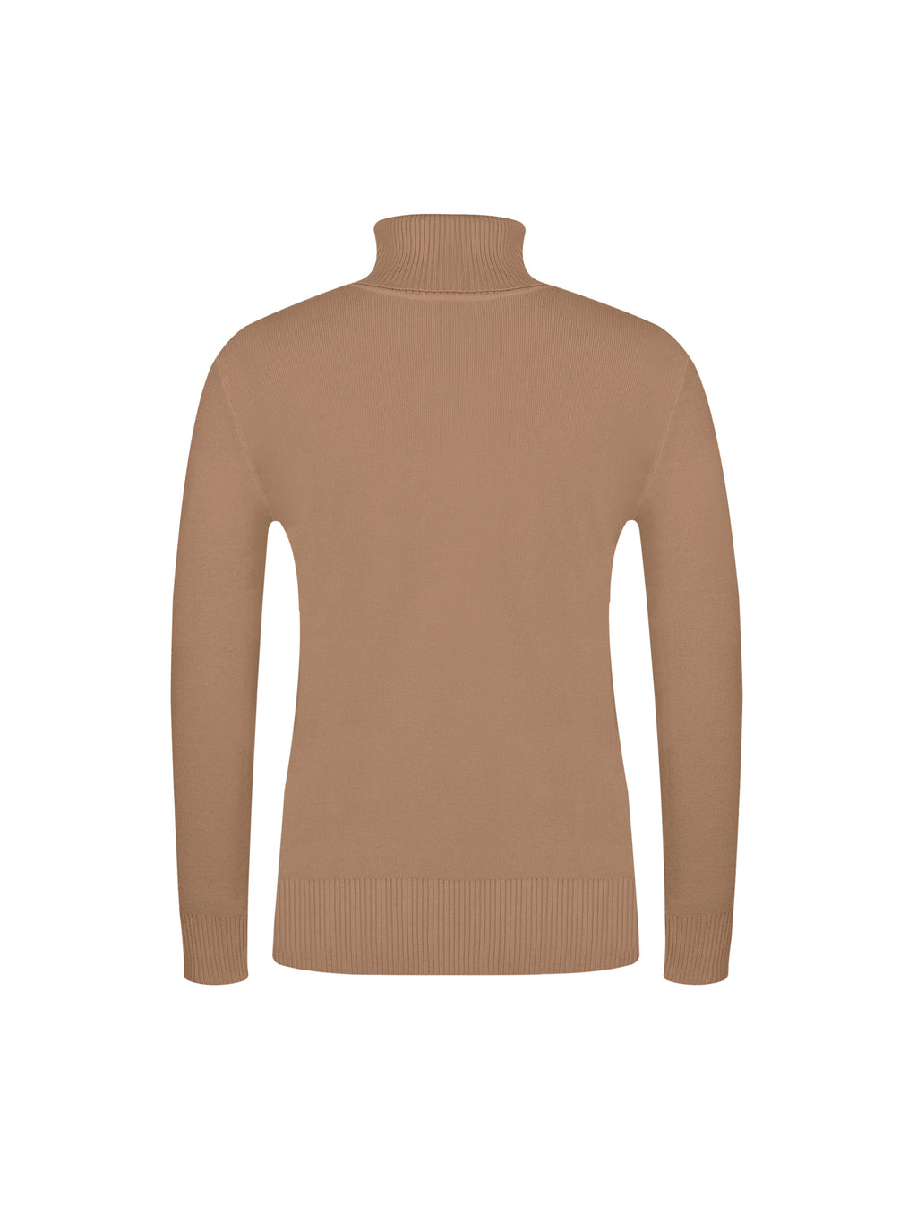 Suéter de Cuello Alto Forrado en Polar para Mujer