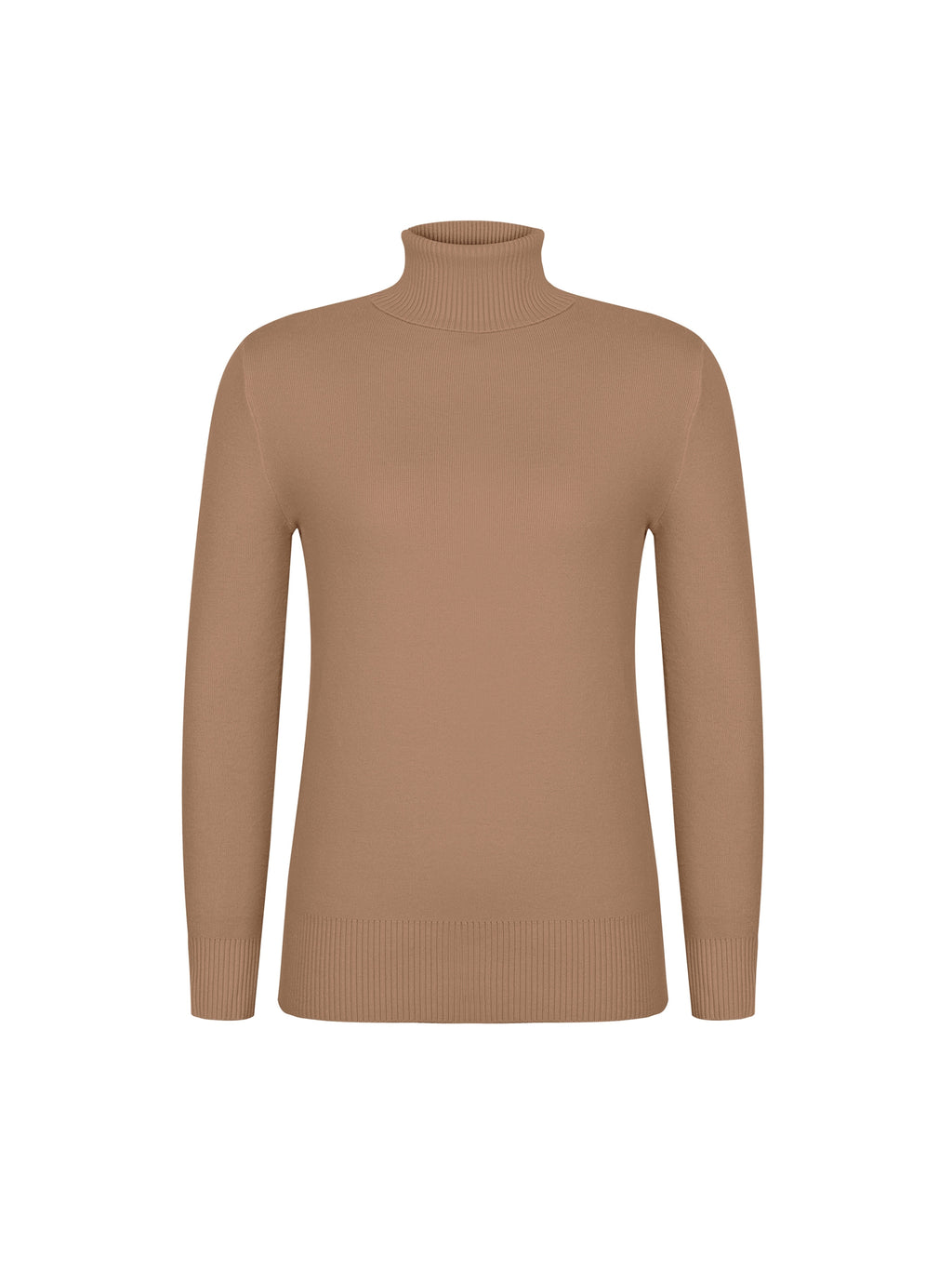 Suéter de Cuello Alto Forrado en Polar para Mujer