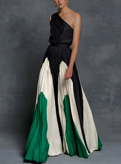 Vestido Maxi Asimétrico para Mujer