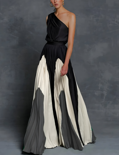 Vestido Maxi Asimétrico para Mujer